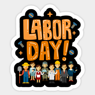 Labor Day Sticker